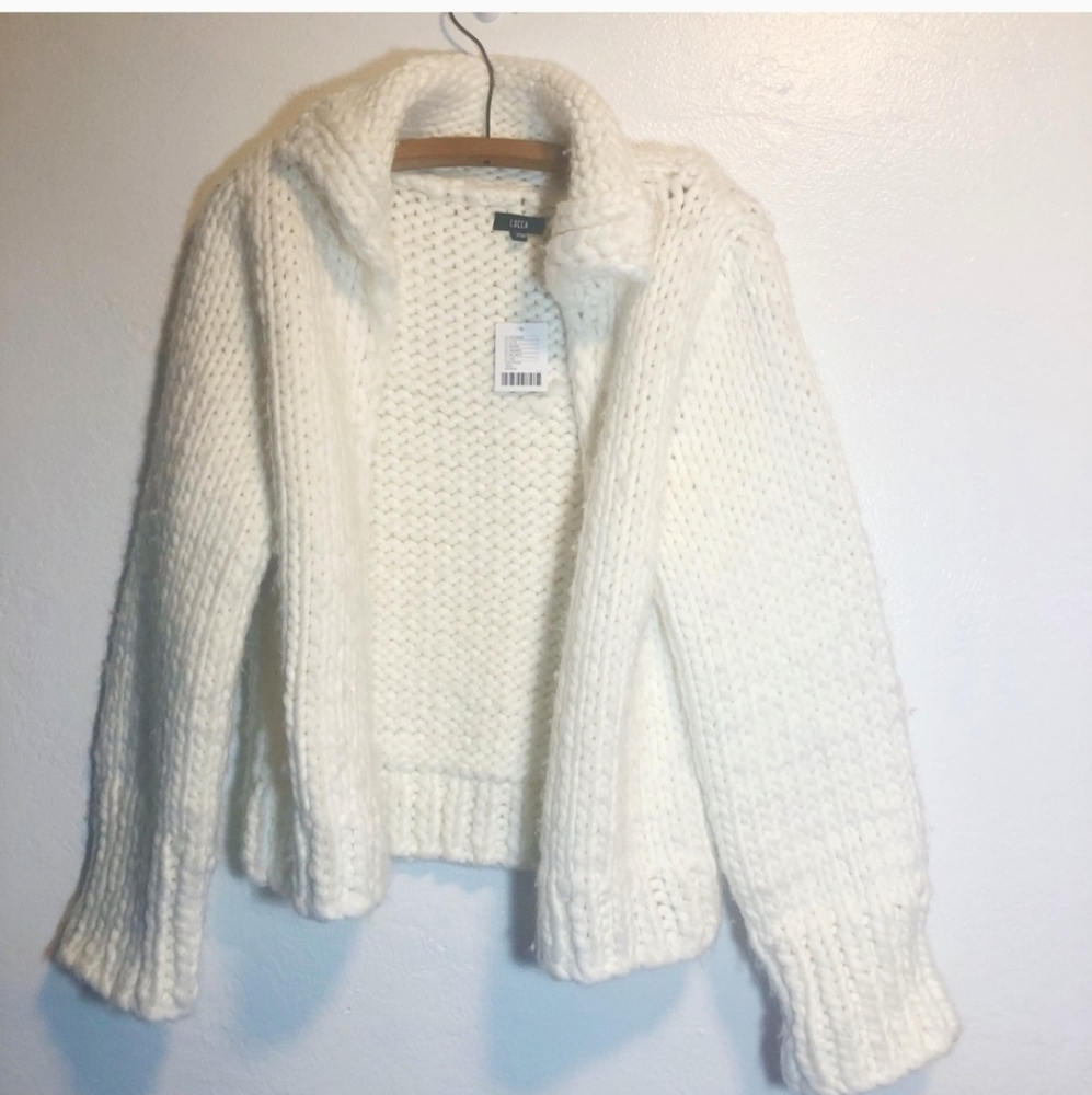 UO Lucca Chunky Wool Cardigan Sweater Women’s XS